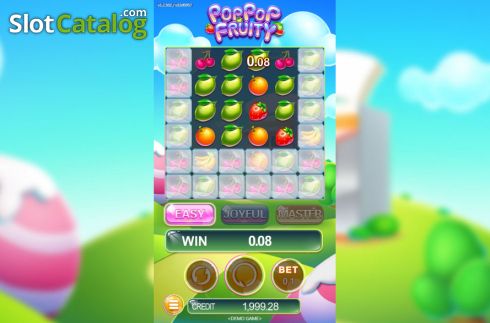 Οθόνη5. Pop Pop Fruity Κουλοχέρης