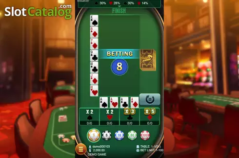 Οθόνη2. Poker Racing Κουλοχέρης
