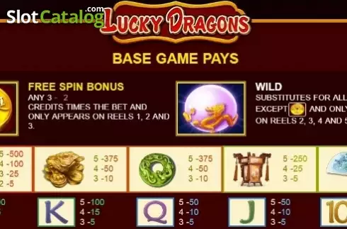 Οθόνη4. Lucky Dragons (JDB) Κουλοχέρης