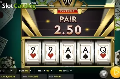 Οθόνη3. Poker King 1000x Straight Flush Κουλοχέρης 