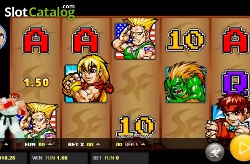 Οθόνη2. Street Fighter (JDB) Κουλοχέρης