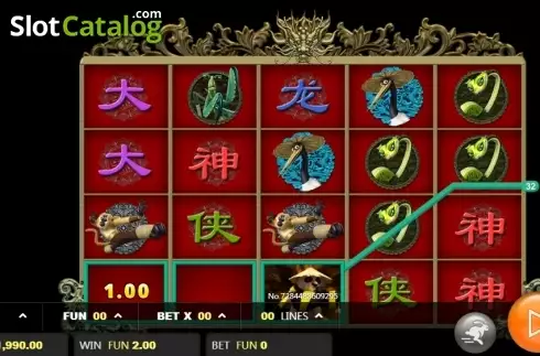 Οθόνη3. Dragon Warrior (JDB) Κουλοχέρης