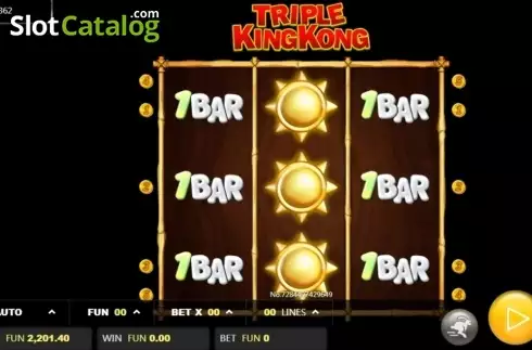 Οθόνη2. Triple King Kong Κουλοχέρης