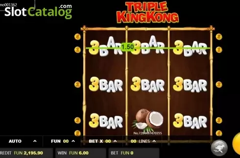 Οθόνη3. Triple King Kong Κουλοχέρης