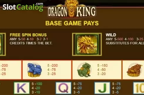 Οθόνη4. Dragon King(JDB) Κουλοχέρης