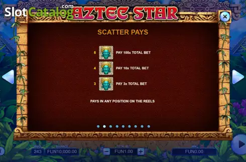 Οθόνη8. Aztec Star Κουλοχέρης