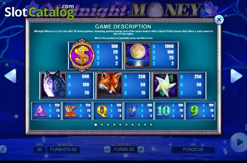 Οθόνη8. Midnight Money Κουλοχέρης