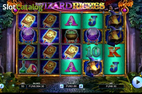 Οθόνη3. Wizard Riches Κουλοχέρης