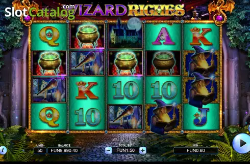 Οθόνη4. Wizard Riches Κουλοχέρης