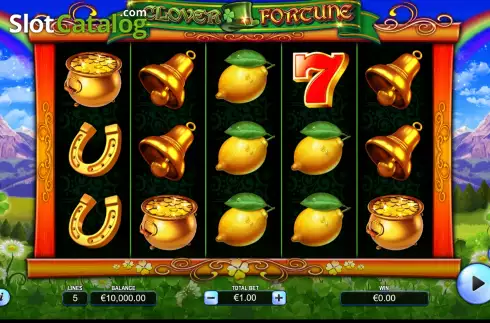 Οθόνη3. Clover Fortune Κουλοχέρης