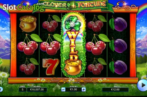 Οθόνη5. Clover Fortune Κουλοχέρης