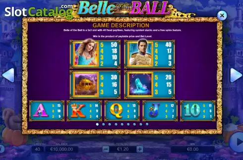 Οθόνη9. Belle Of The Ball Κουλοχέρης