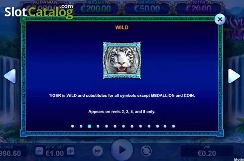 Οθόνη7. Mythic Tiger Κουλοχέρης
