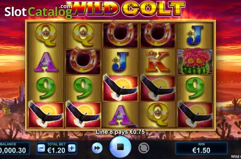 Οθόνη3. Wild Colt Κουλοχέρης
