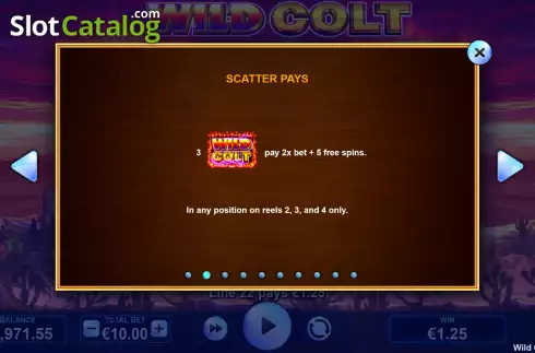 Οθόνη6. Wild Colt Κουλοχέρης