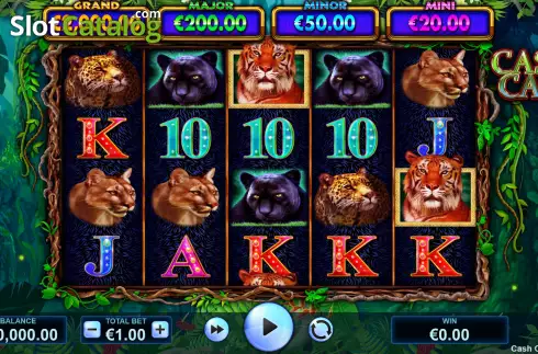 Οθόνη2. Cash Cats Κουλοχέρης