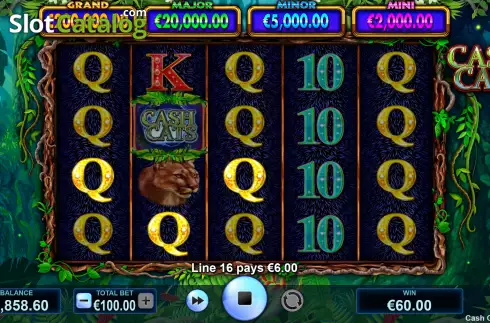Οθόνη4. Cash Cats Κουλοχέρης