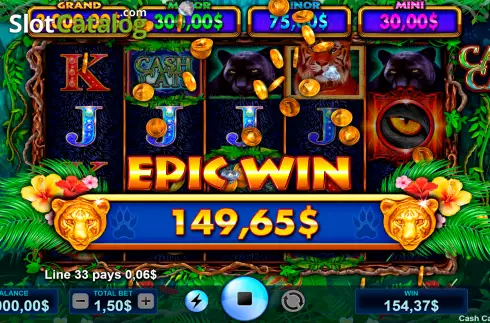 Οθόνη5. Cash Cats Κουλοχέρης