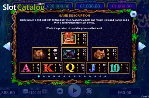 Οθόνη7. Cash Cats Κουλοχέρης