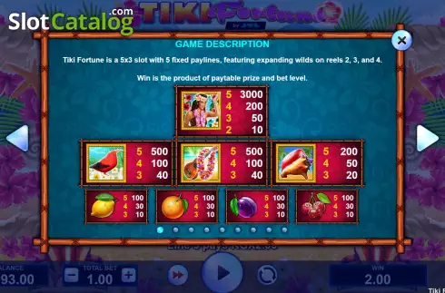 Οθόνη5. Tiki Fortune (JVL) Κουλοχέρης