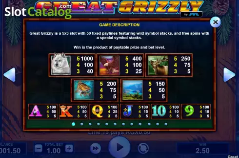 Οθόνη8. Great Grizzly (JVL) Κουλοχέρης