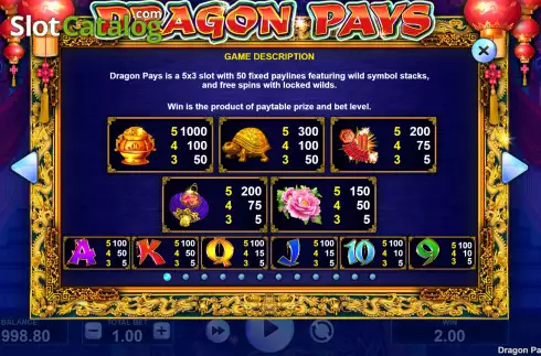 Οθόνη5. Dragon Pays (JVL) Κουλοχέρης