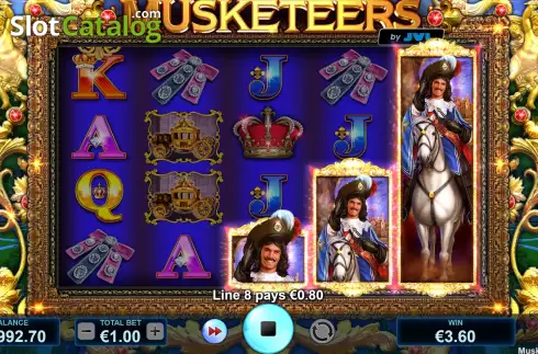 Οθόνη4. Musketeers (JVL) Κουλοχέρης