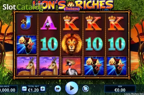 Οθόνη3. Lions Riches Deluxe Κουλοχέρης