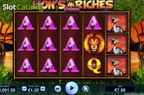 Οθόνη4. Lions Riches Deluxe Κουλοχέρης