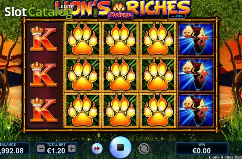 Οθόνη8. Lions Riches Deluxe Κουλοχέρης