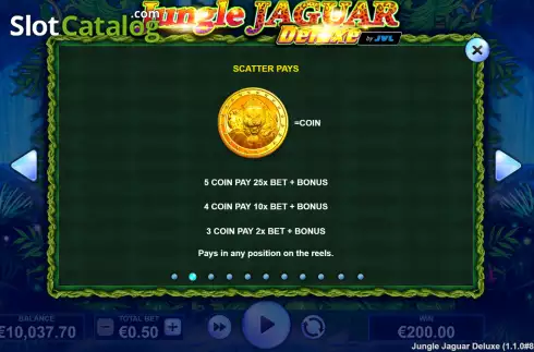 Οθόνη6. Jungle Jaguar Deluxe Κουλοχέρης 