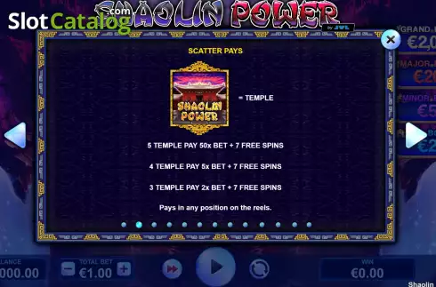 Οθόνη6. Shaolin Power Κουλοχέρης 