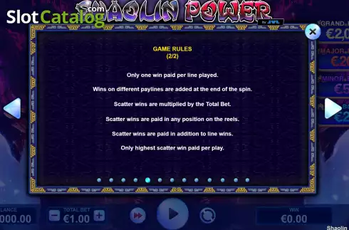 Οθόνη9. Shaolin Power Κουλοχέρης 