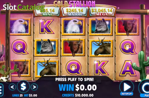 Οθόνη2. Gold Stallion Κουλοχέρης 