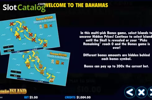 Οθόνη7. Treasure Island (Jackpot Software) Κουλοχέρης
