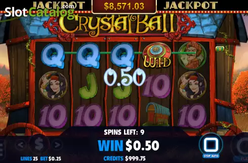 Οθόνη3. Crystal Ball (Jackpot Software) Κουλοχέρης