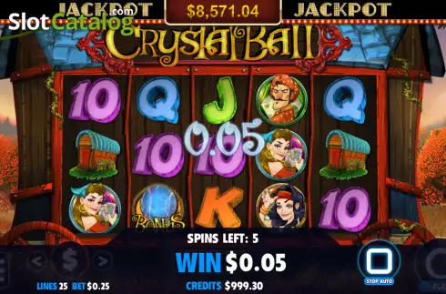 Οθόνη4. Crystal Ball (Jackpot Software) Κουλοχέρης