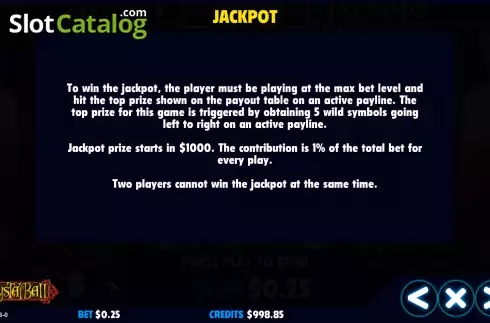 Οθόνη8. Crystal Ball (Jackpot Software) Κουλοχέρης