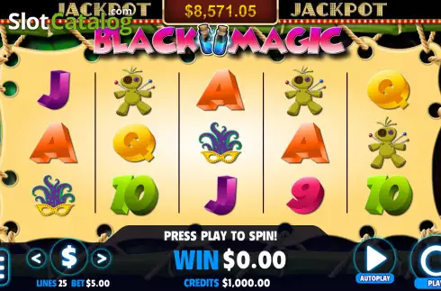 Οθόνη2. Black Magic (Jackpot Software) Κουλοχέρης