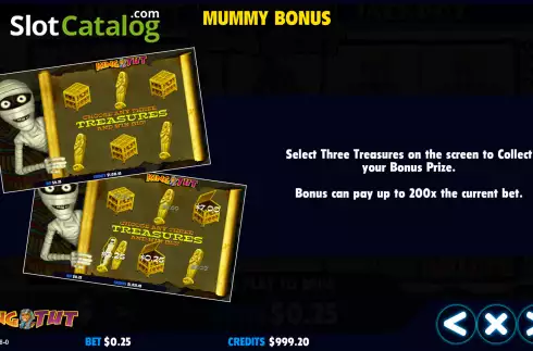 Οθόνη7. King Tut (Jackpot Software) Κουλοχέρης