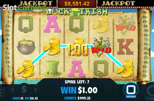 Οθόνη3. Lucky of the Irish Κουλοχέρης