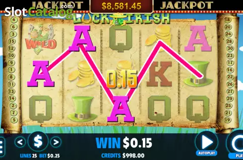 Οθόνη4. Lucky of the Irish Κουλοχέρης