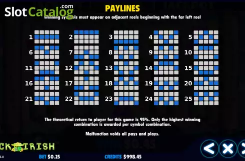 Οθόνη6. Lucky of the Irish Κουλοχέρης