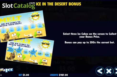 Οθόνη7. Fire & Ice (Jackpot Software) Κουλοχέρης