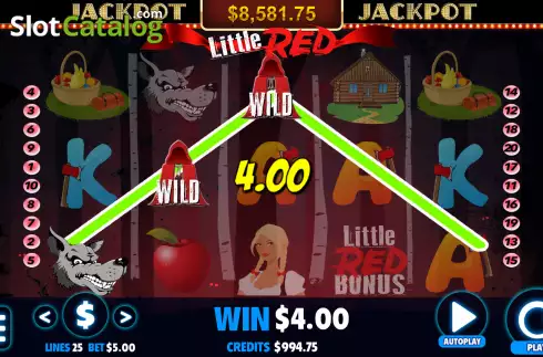Οθόνη3. Little Red (Jackpot Software) Κουλοχέρης