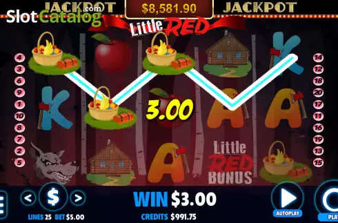 Οθόνη4. Little Red (Jackpot Software) Κουλοχέρης