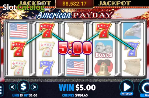Οθόνη5. American Payday Κουλοχέρης