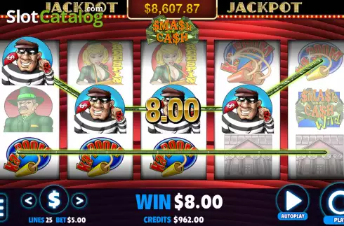 Οθόνη4. Smash Cash (Jackpot Software) Κουλοχέρης 