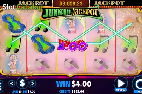 Οθόνη3. Junkanoo Jackpot Κουλοχέρης