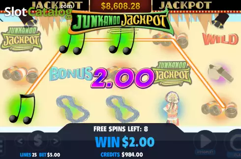 Οθόνη5. Junkanoo Jackpot Κουλοχέρης